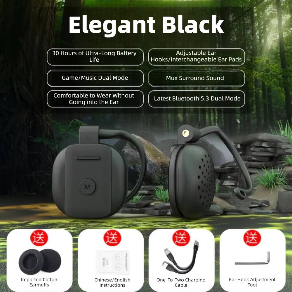 Pc Gaming Earbuds - 새로운 OWS 오픈형 무선 블루투스 헤드폰,