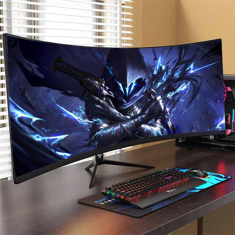 Pc Gaming Ultrawide Monitor - 울트라와이드 커브드 게이밍 모니터, 초광각 커브드