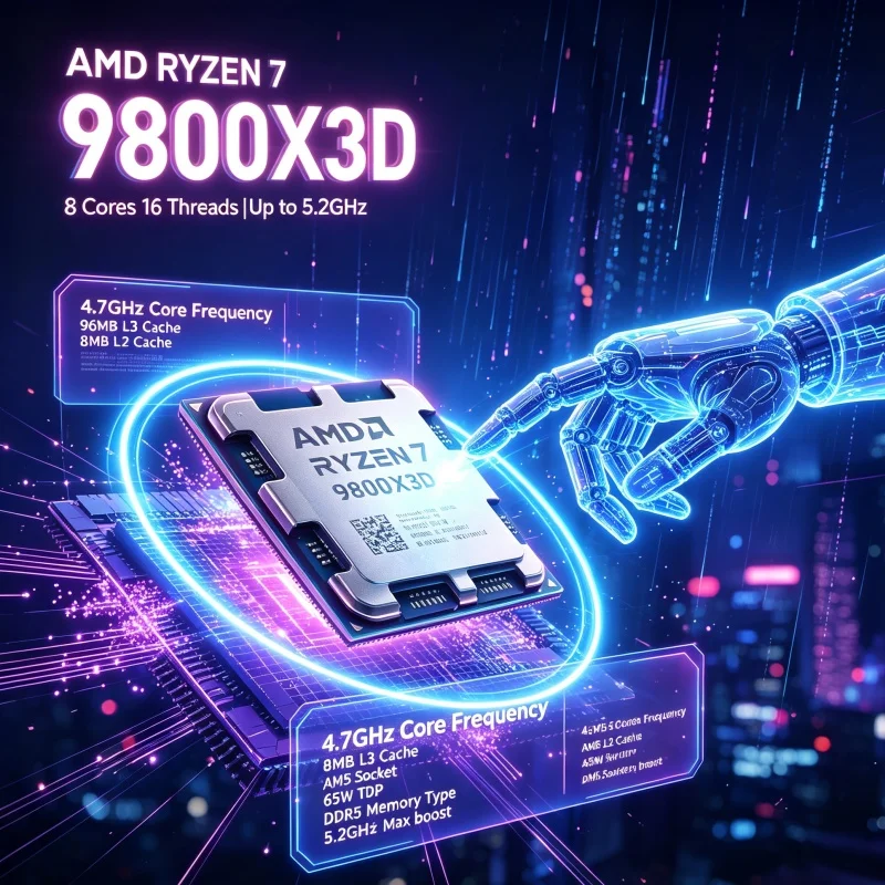 Pc Gaming Ddr5 - AMD 라이젠 7 9800X3D AM5 게이밍