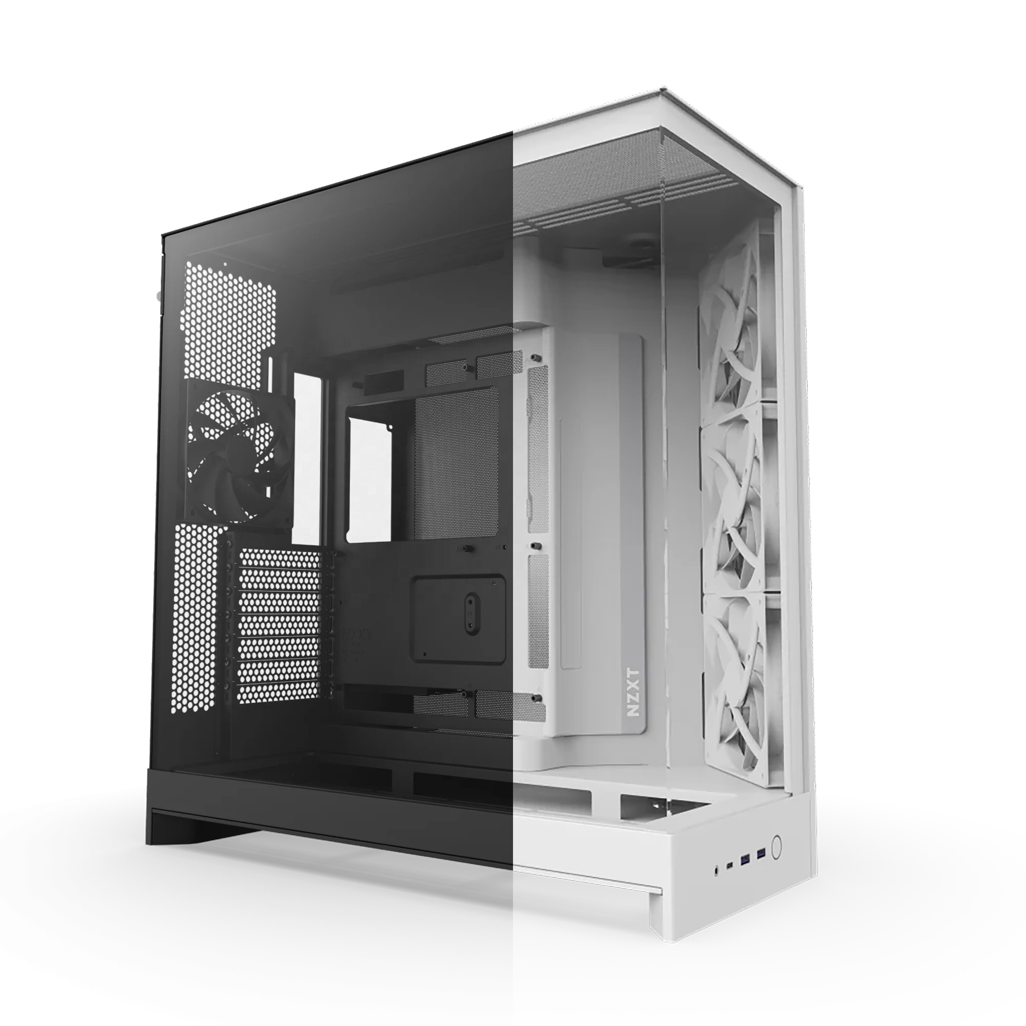2025 뉴 NZ/XT H9 플로우 블랙 화이트 미드타 - Pc Gaming Nz 리뷰 및 가격