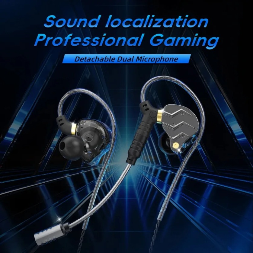 마이크가 있는 이어버드 유선 게이밍 분리형 붐 마이크  - Pc Gaming Earbuds 리뷰 및 가격