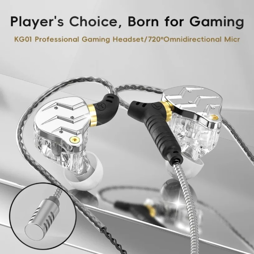 마이크가 있는 이어버드 유선 게이밍 분리형 붐 마이크  - Pc Gaming Earbuds 리뷰 및 가격