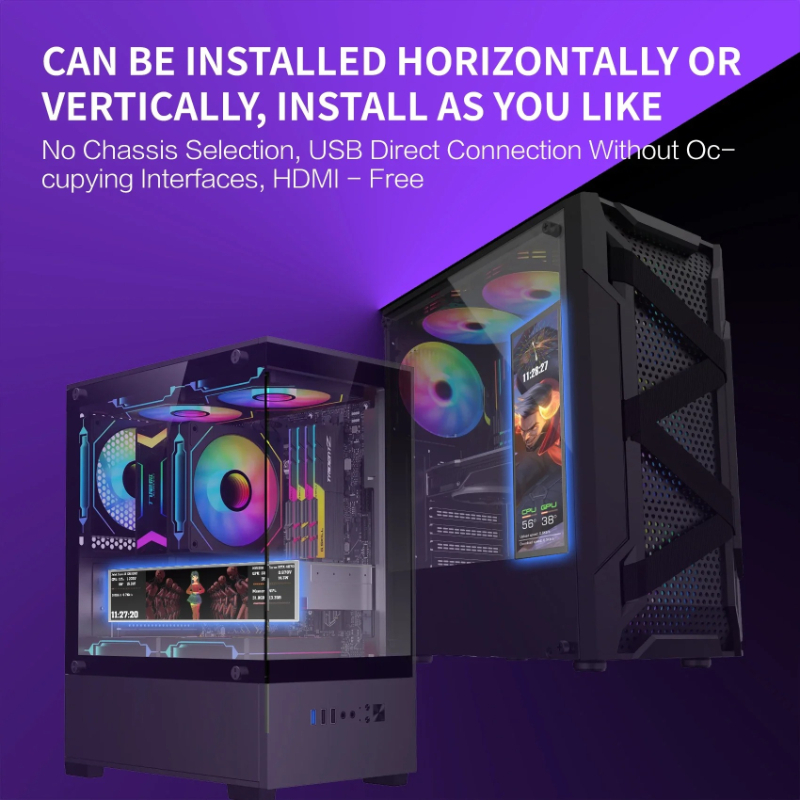 미라박스 D92 섀시 보조 화면 CPU 온도 표시 컴퓨 - Pc Gaming Cpu 리뷰 및 가격