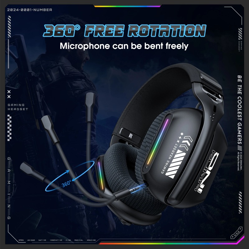 ONIKUMA GT808 무선 게임용 헤드셋 트라이 모 - Pc Gaming Earbuds 리뷰 및 가격