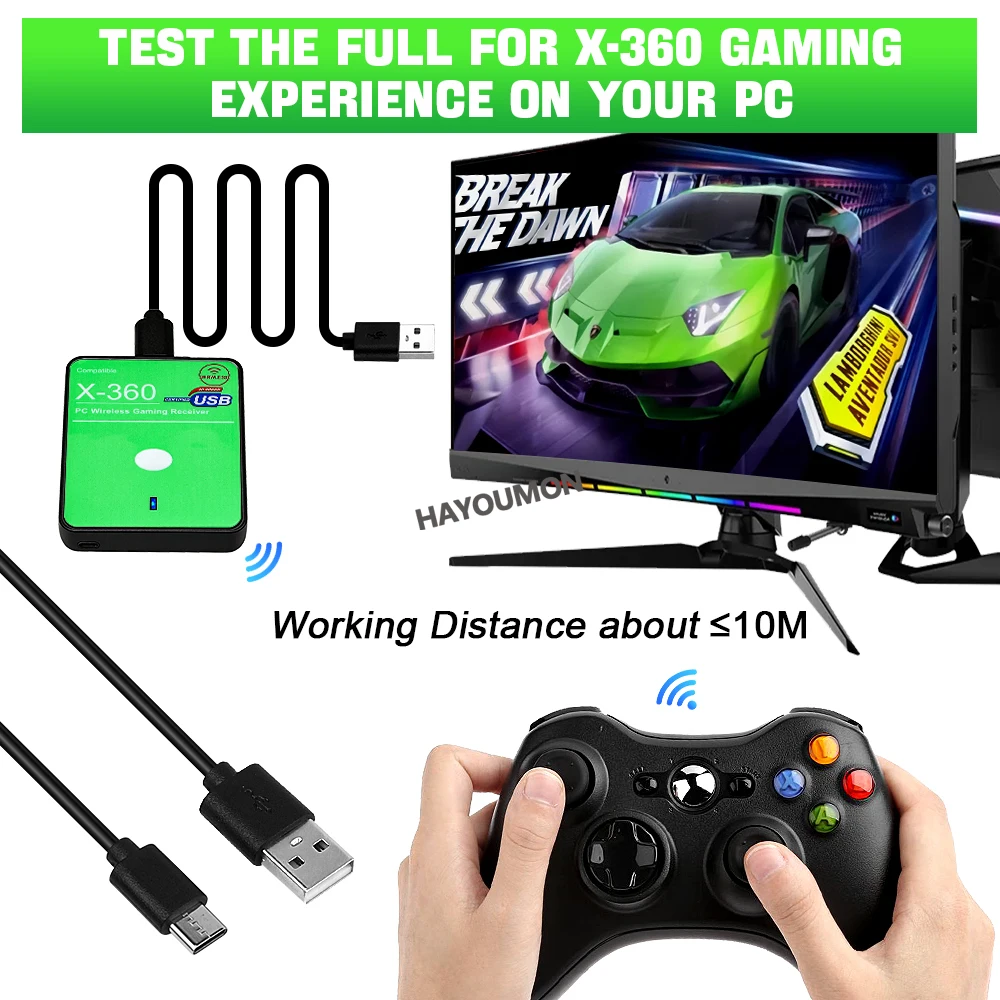 무선 게임 수신기 USB 컨트롤러 게임패드 변환기 PC - Pc Gaming Xbox Controller 리뷰 및 가격