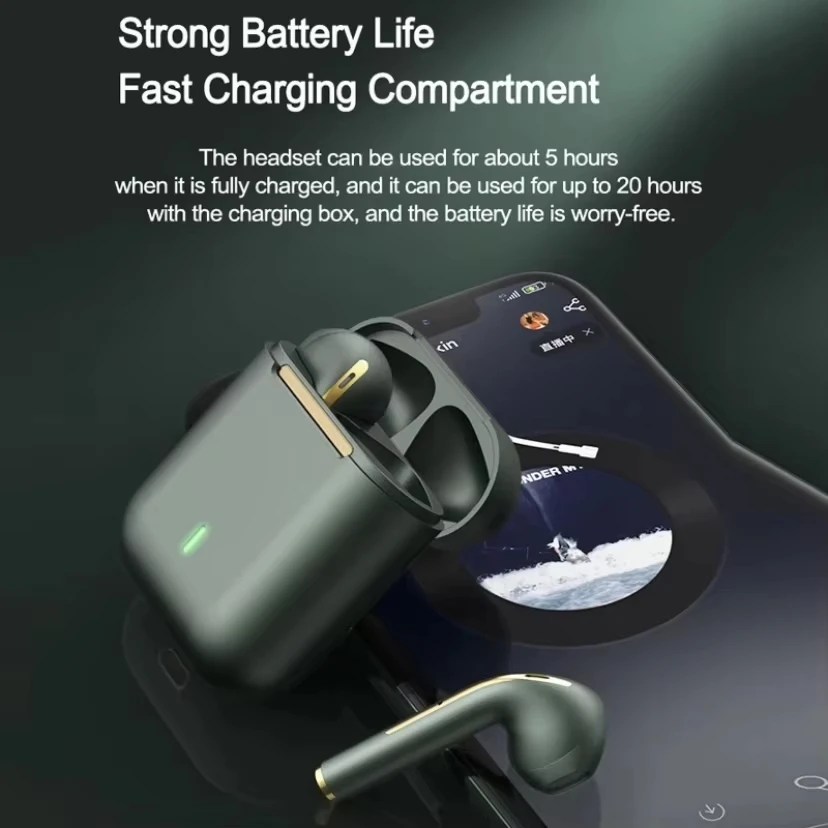 J18 무선 이어폰 블루투스 헤드셋 소음 감소 게임용  - Pc Gaming Earbuds 리뷰 및 가격
