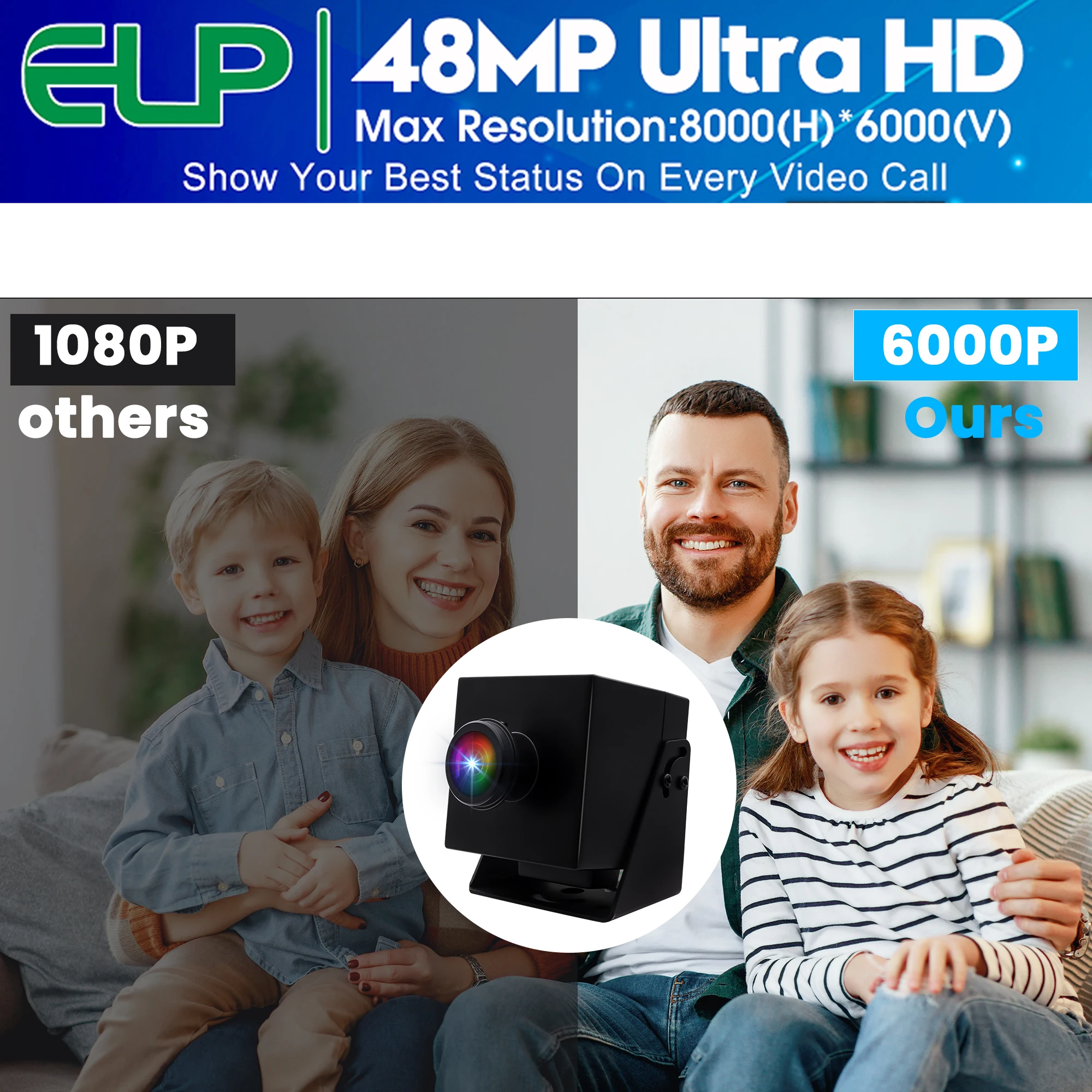 ELP 48MP 8K 울트라 HD USB 카메라 FOV - Webcam 4K 리뷰 및 가격
