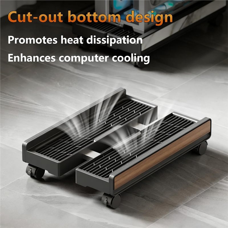 [B24B!】 잠금 바퀴가 있는 조절 가능한 롤링 컴퓨 - Pc Gaming Cpu 리뷰 및 가격