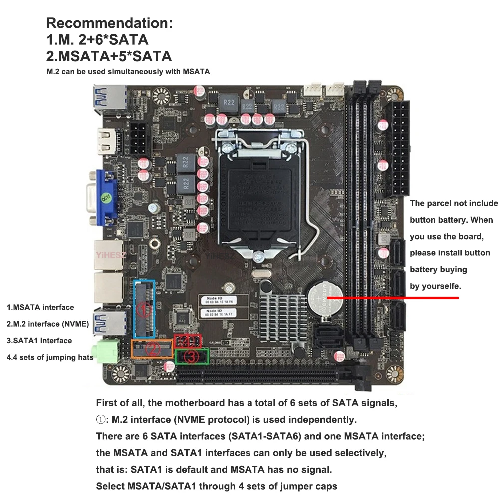 B365 미니-ITX 마더보드 LGA 1151 6베이  - Pc Gaming Video 리뷰 및 가격
