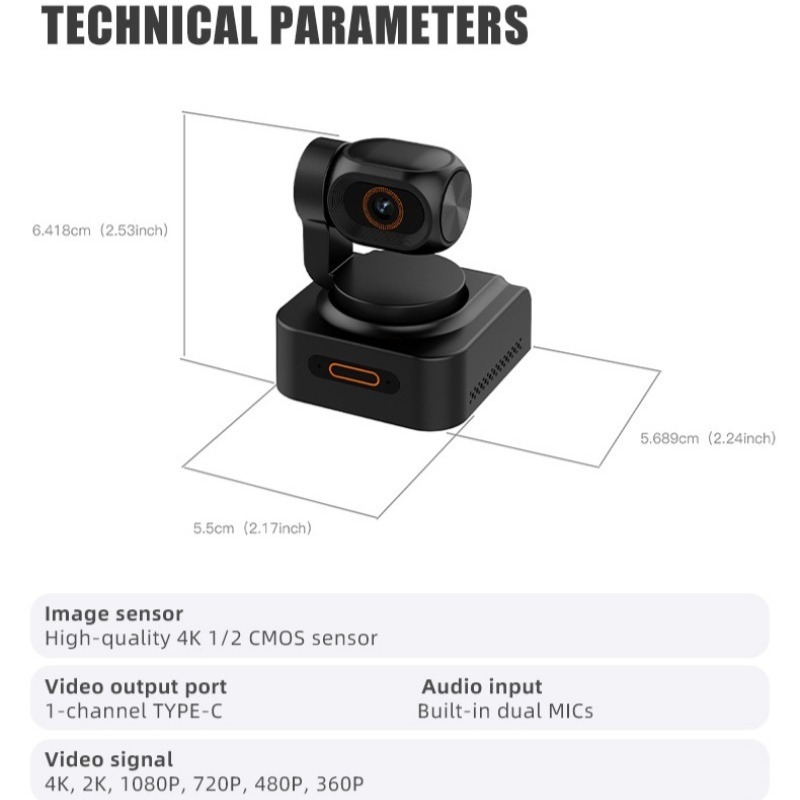 4K Ultra HD 라이브 스트리밍 웹캠 48MP A - Webcam 4K 리뷰 및 가격