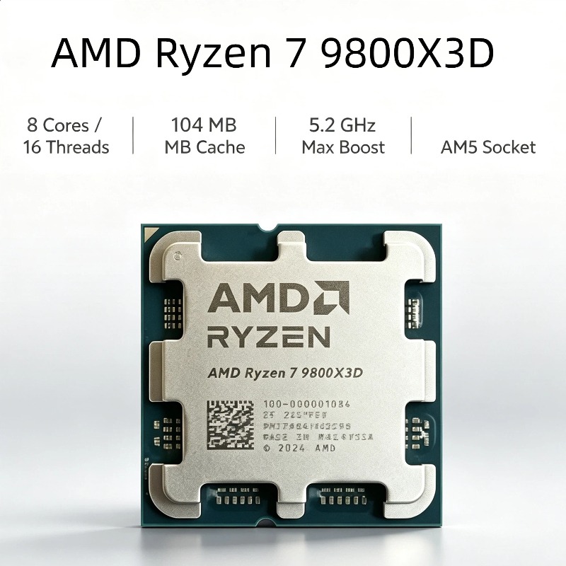 AMD 라이젠 7 9800X3D 콘텐츠 제작 및 게이밍 - Pc Gaming Ddr5 리뷰 및 가격