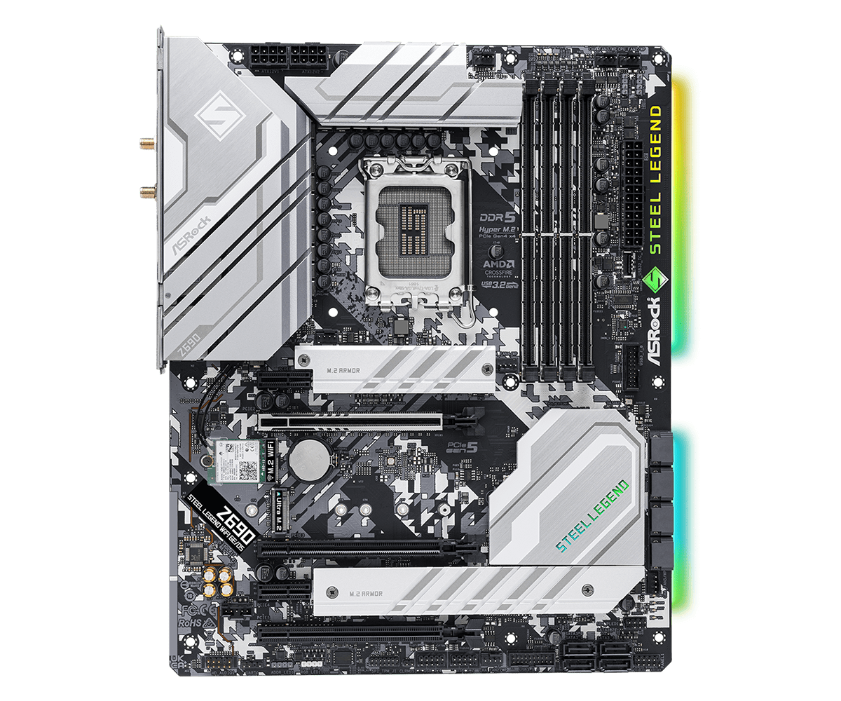 Z690 LGA1700 마더보드 ASROCK Z690  - Pc Gaming Ddr5 리뷰 및 가격