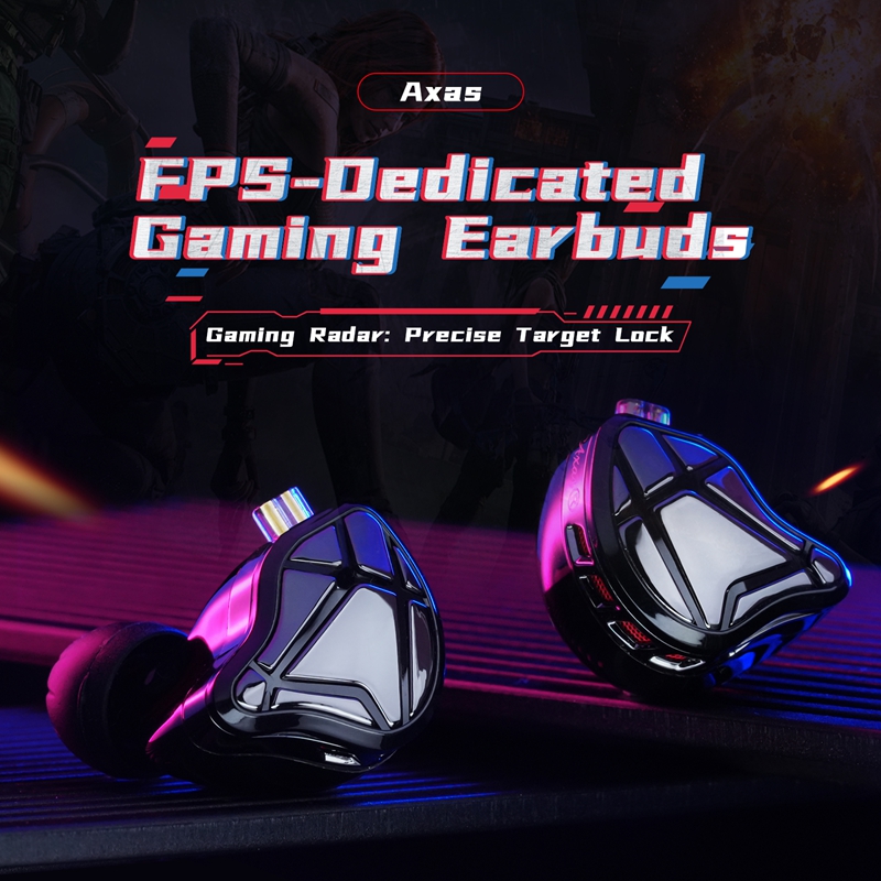    KZ Axas FPS 게이밍 IEM 헤드폰 전문 - Pc Gaming Earbuds 리뷰 및 가격
